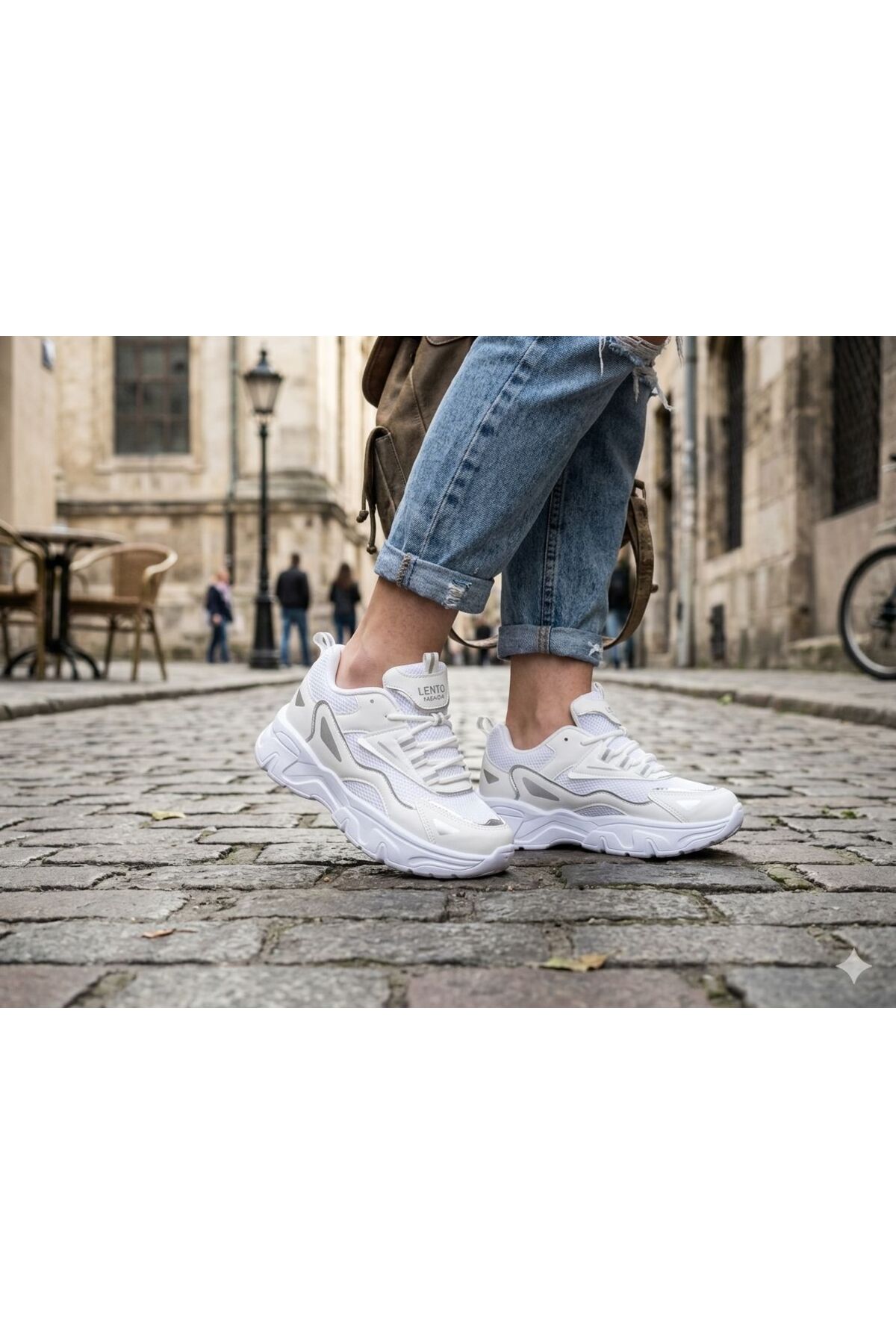 Lento Yüksek Taban Yürüyüş ve Koşu Spor Ayakkabı Sneaker