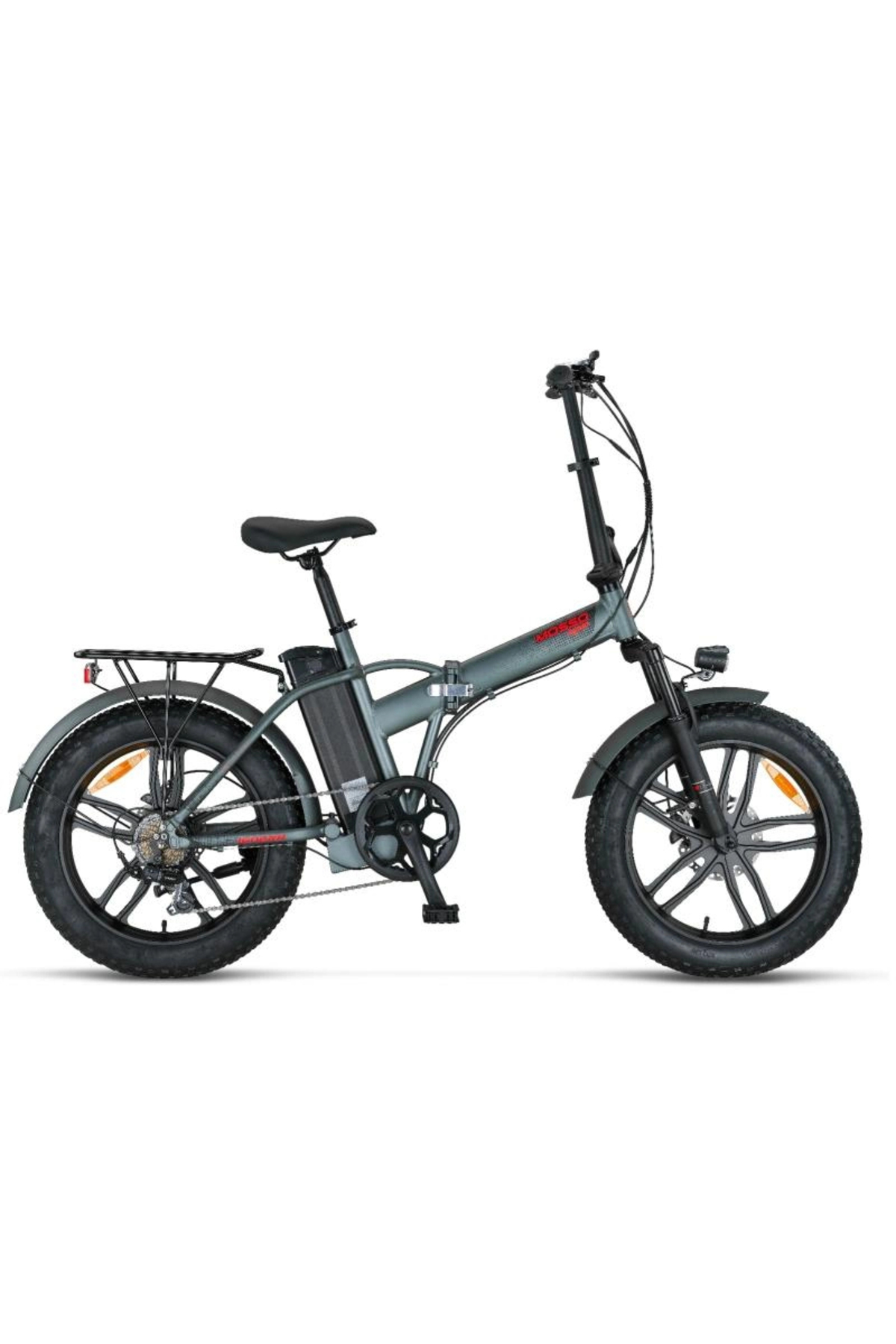 Mosso Ignera-rr Elektri̇kli̇ Katlanir Bi̇si̇klet 420h Hd 20 Jant 7 Vi̇tes Mat Antrasi̇t Kirmizi