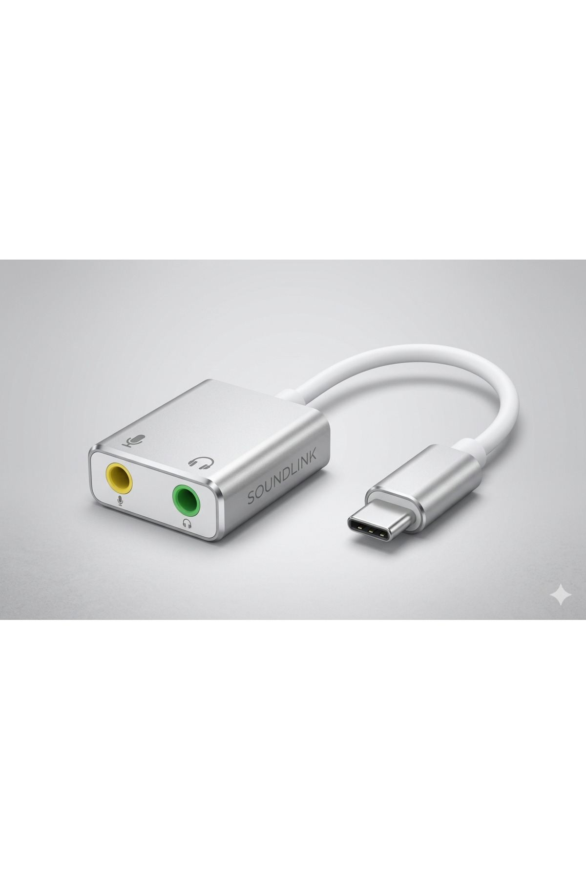 Type-C To 3.5mm Jack Çevirici USB-C To Kulaklık Mikrofon Ses Kartı Adaptör Notebook PC Dönüştürücü