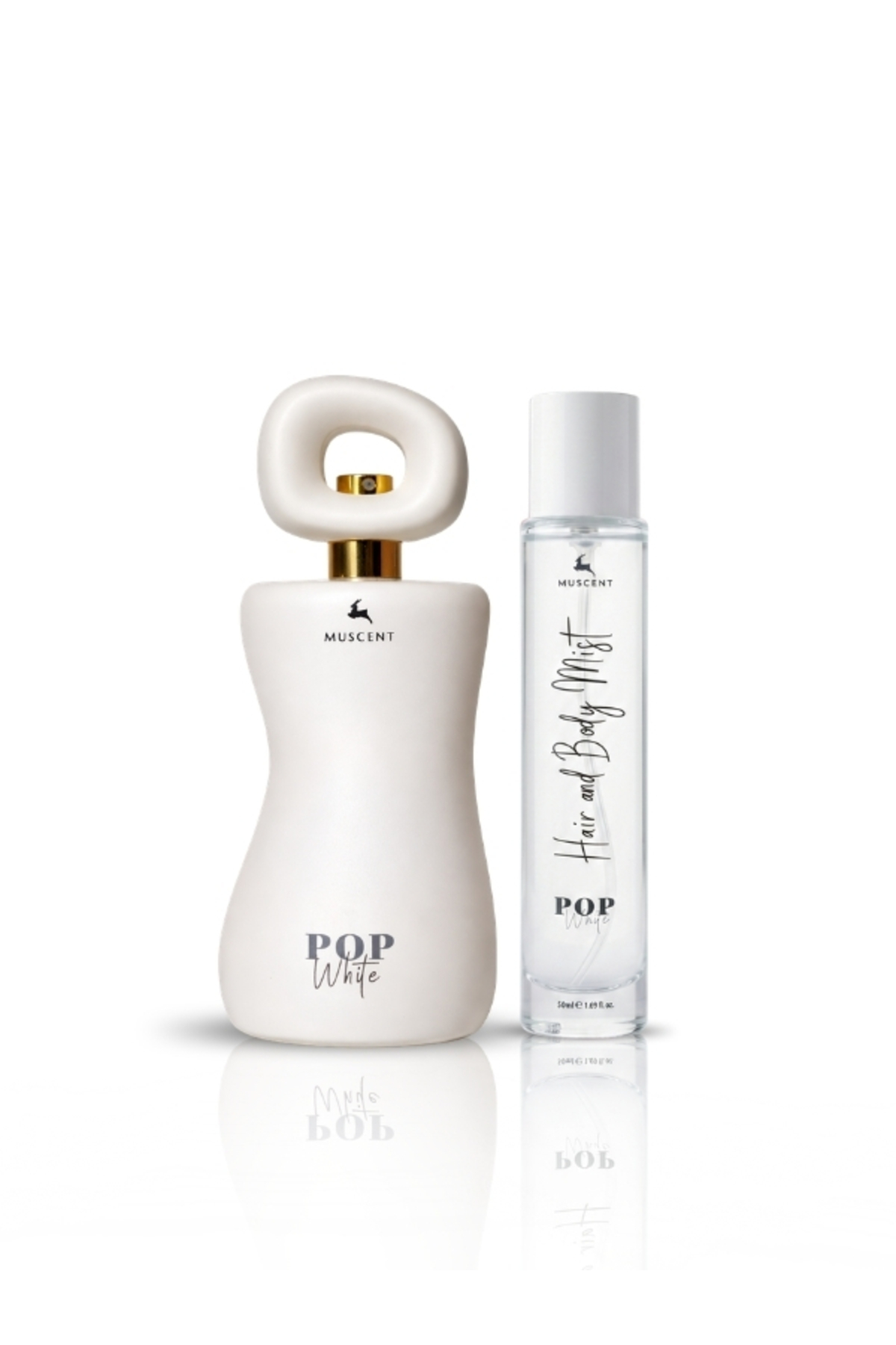 MUSCENT Pop White Parfüm ve Hair & Body Mist Seti — POPSET1-SET