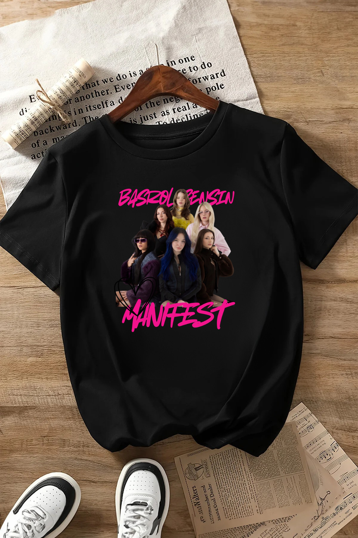 Manifest Design Printed T-Shirt