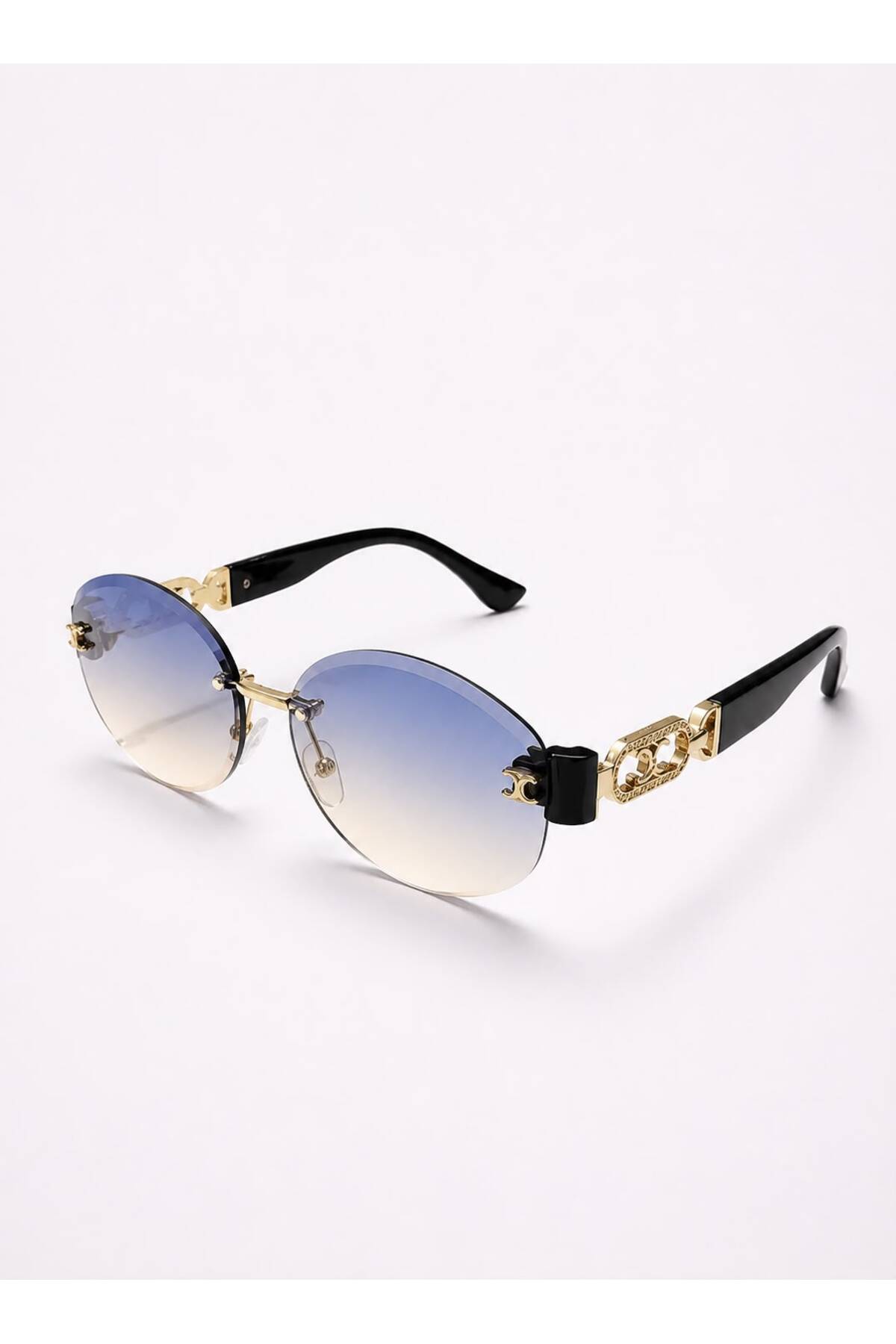 NEW MODEL ROUND BLUE NEW SEASON SUNGLASSES FOR WOMEN