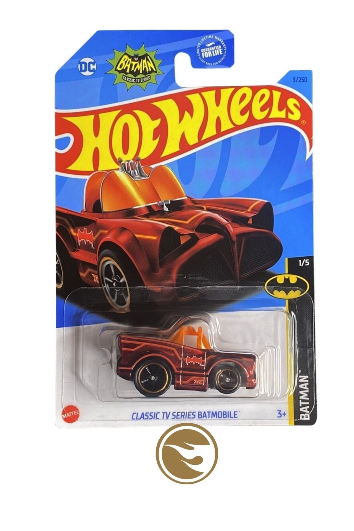 HOT WHEELS Classic TV Series Batmobile (Tooned ( Super Treasure