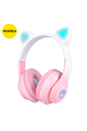 PİYATECH STN-28 Pro Kedi Kulaklı RGB Bluetooth Kulaklık