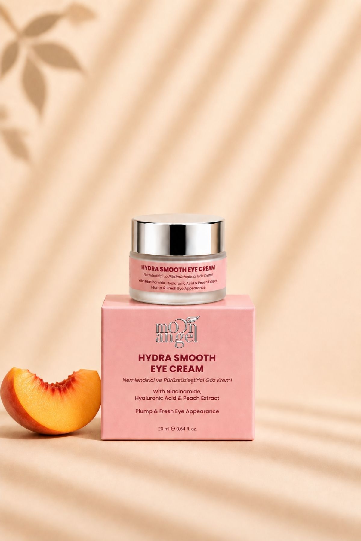 Hydra Smooth Eye Cream Göz Çevresi Kremi (Niacinamide + Hyaluronic Acid) Nemlendirici Göz Bakımı 20 ml — görsel 2