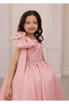 Miss Lorin Kids ÇOCUK ABİYE ÇEMBERLİ OMUZ FİYONK