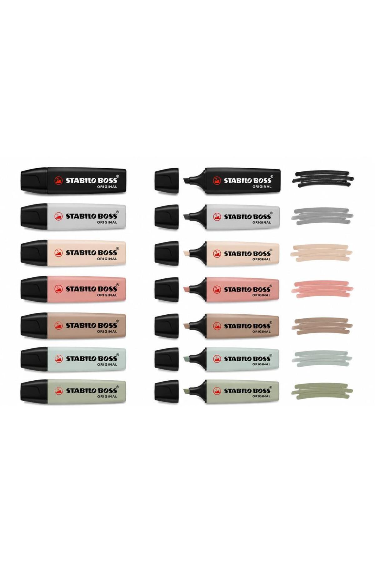 Stabilo Boss Original Nature Colors 7'li Fosforlu Kalem Seti