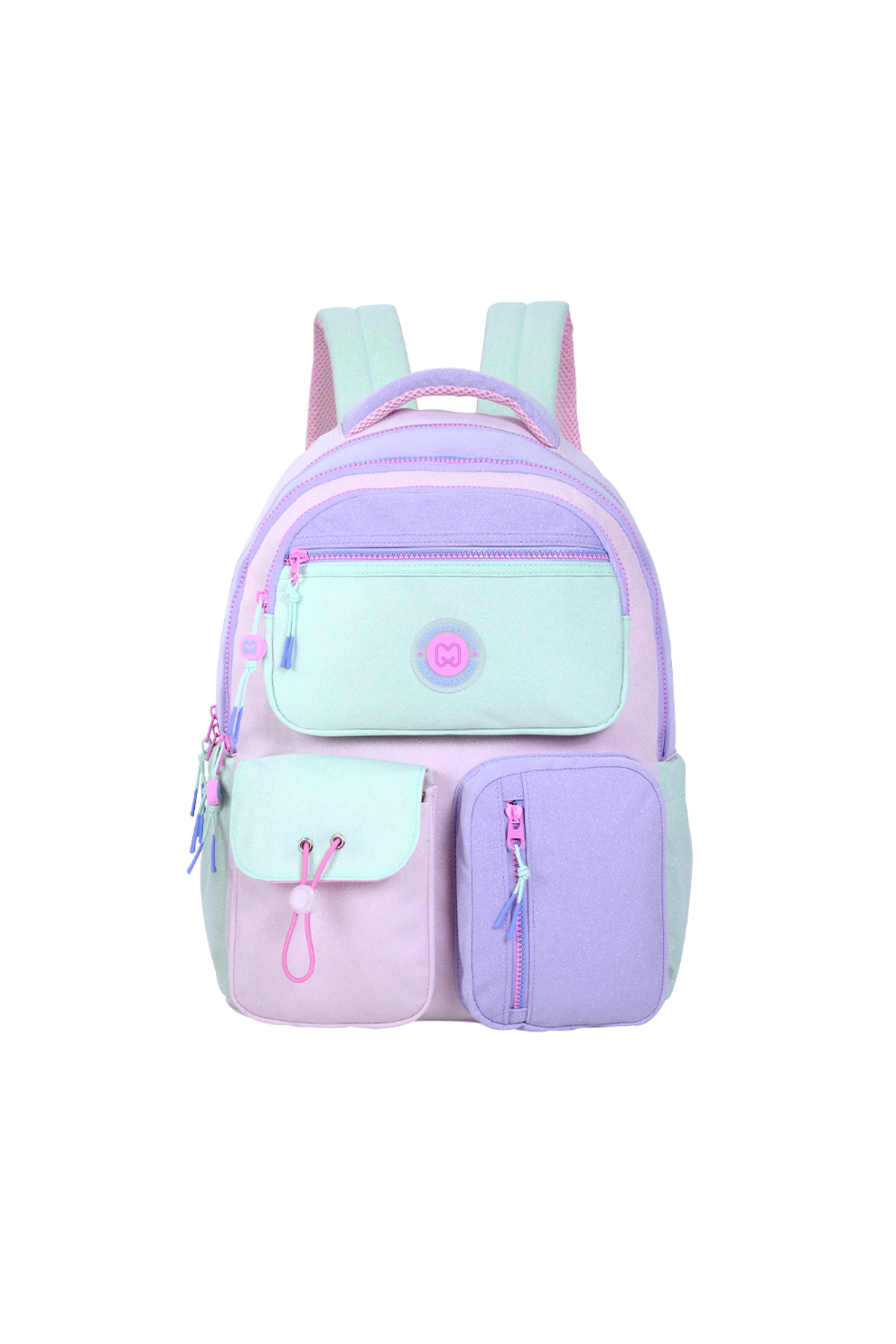 Marshmallow Sunrise Okul Sırt Çantası - Simli Çocuk Çantası görsel 2