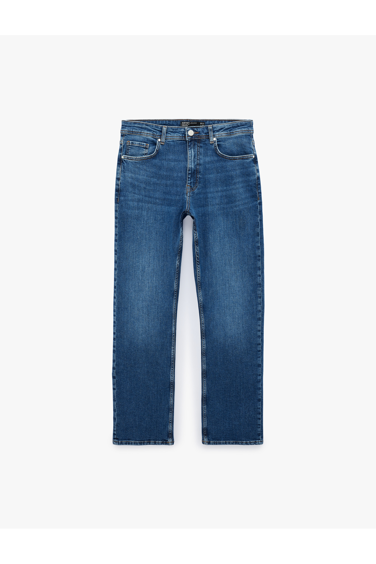 Koton Regular Waist Cotton Straight Fit Jean Pants - Mark Jean