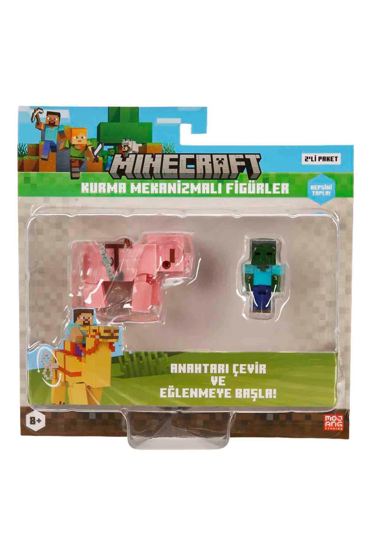 LEGO Minecraft Minecraft 3D Kurma Mekanizmalı 2'li Figür Paketi
