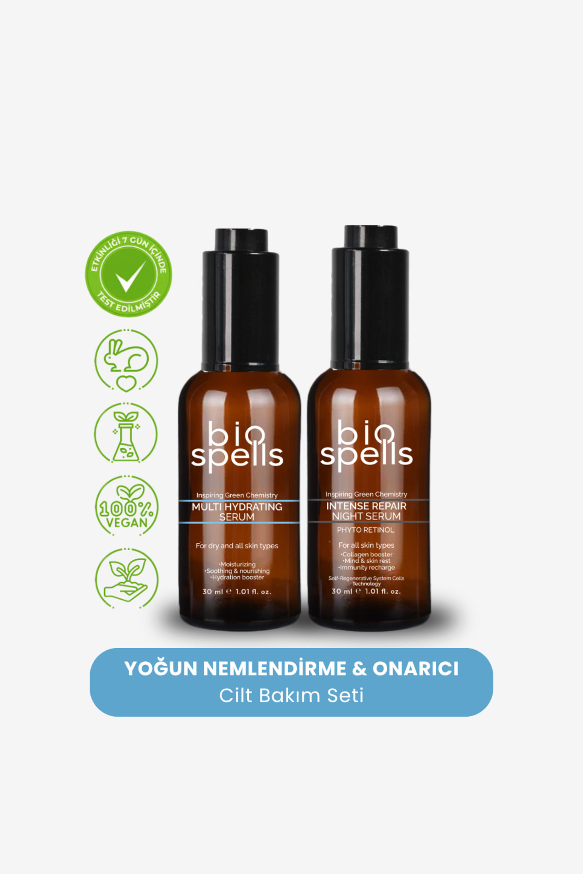 Yoğun Nemlendirme & Onarıcı Cilt Bakım Seti — MM106