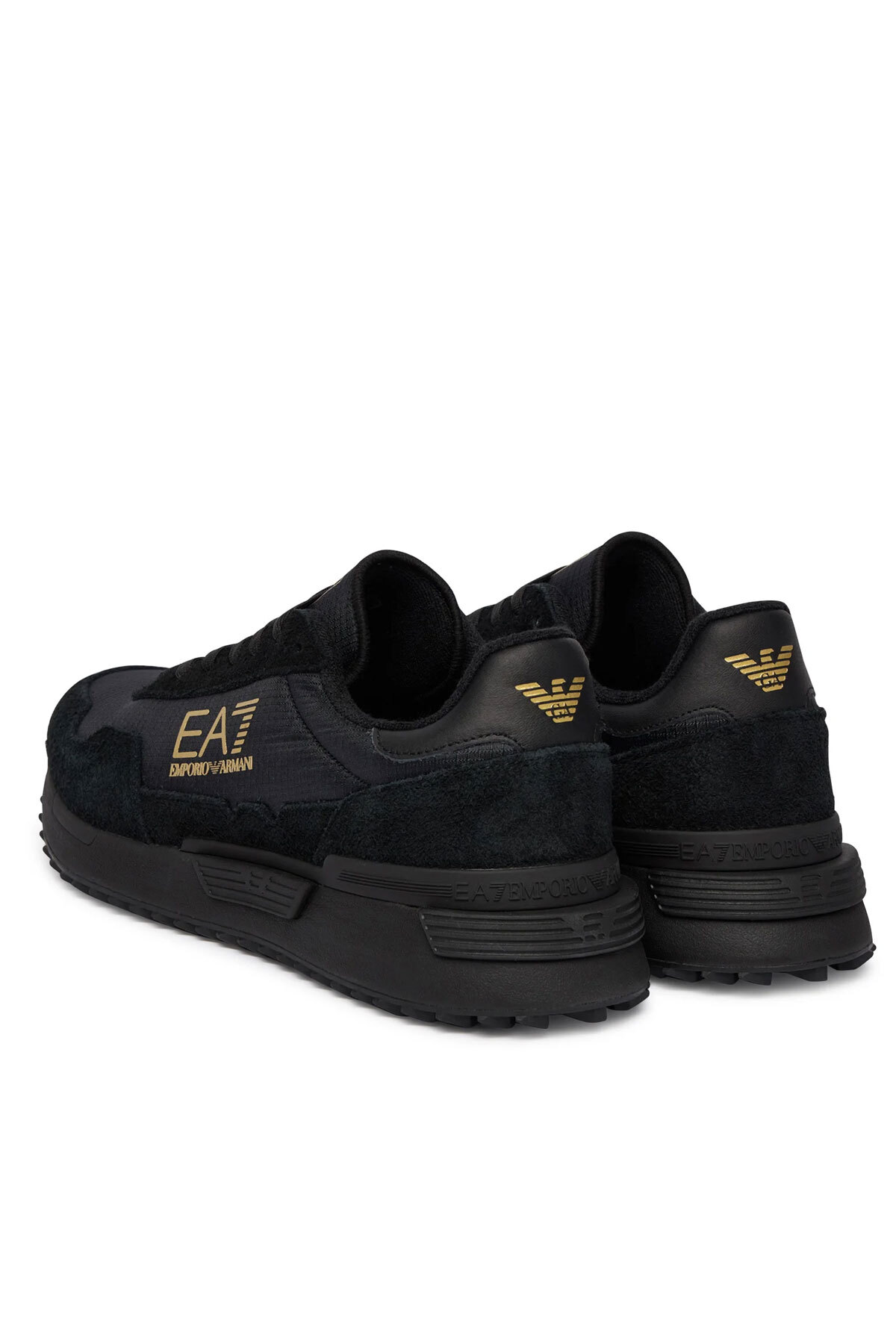 Erkek Süet Sneaker — مشکی 7X000380AF19175MZ177 — تصویر 5 از 6