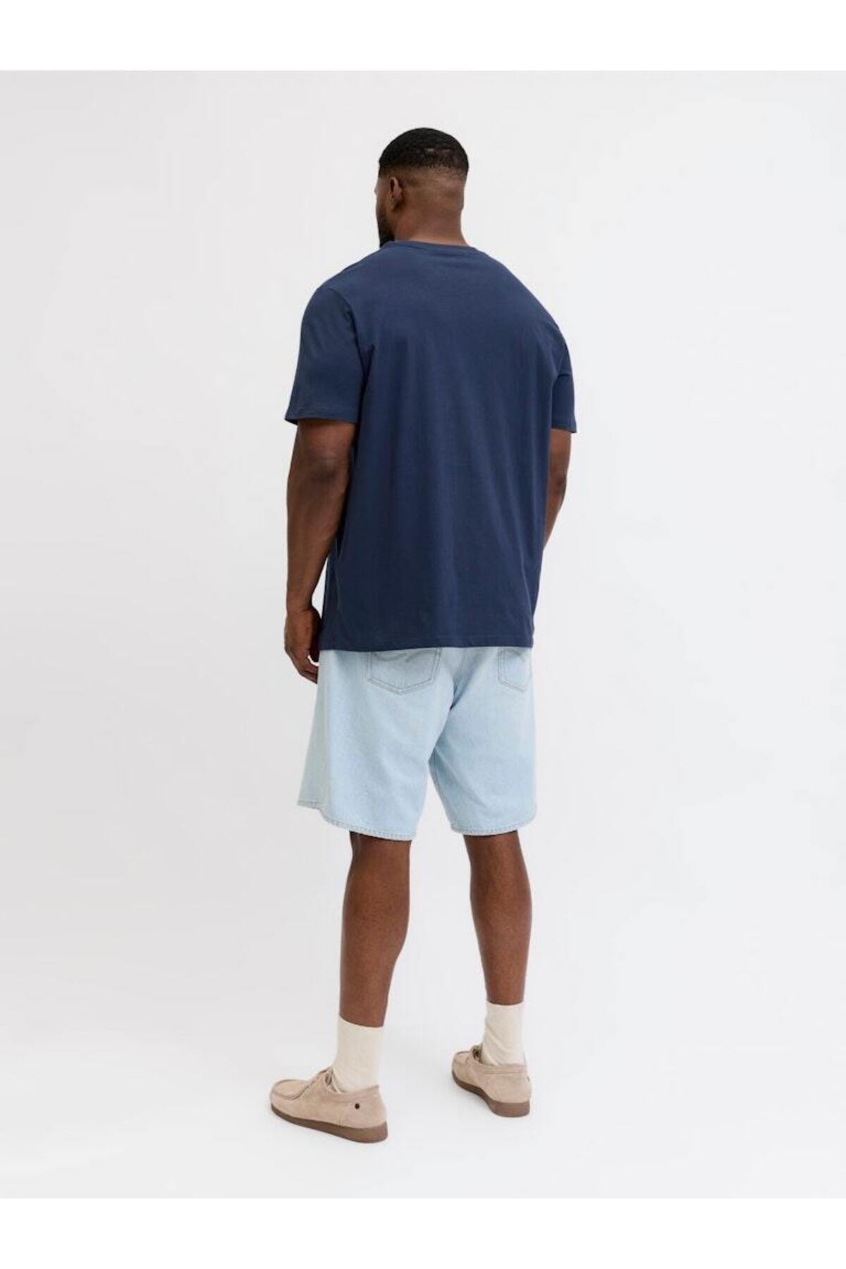 Jack & Jones JACK JONES Baskılı Büyük Beden Tişört 12295982 görsel 3