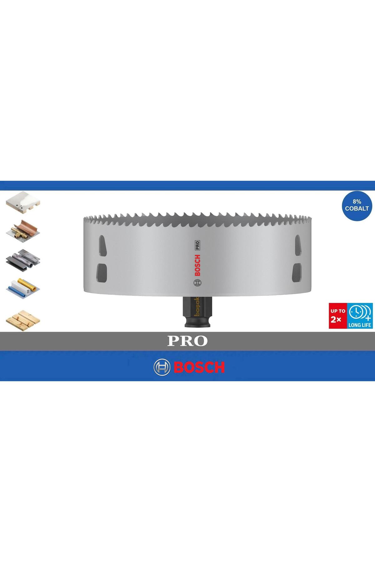 Bosch Pro 152 mm PC Delik Testeresi HSS %8 Kobalt 2608594419