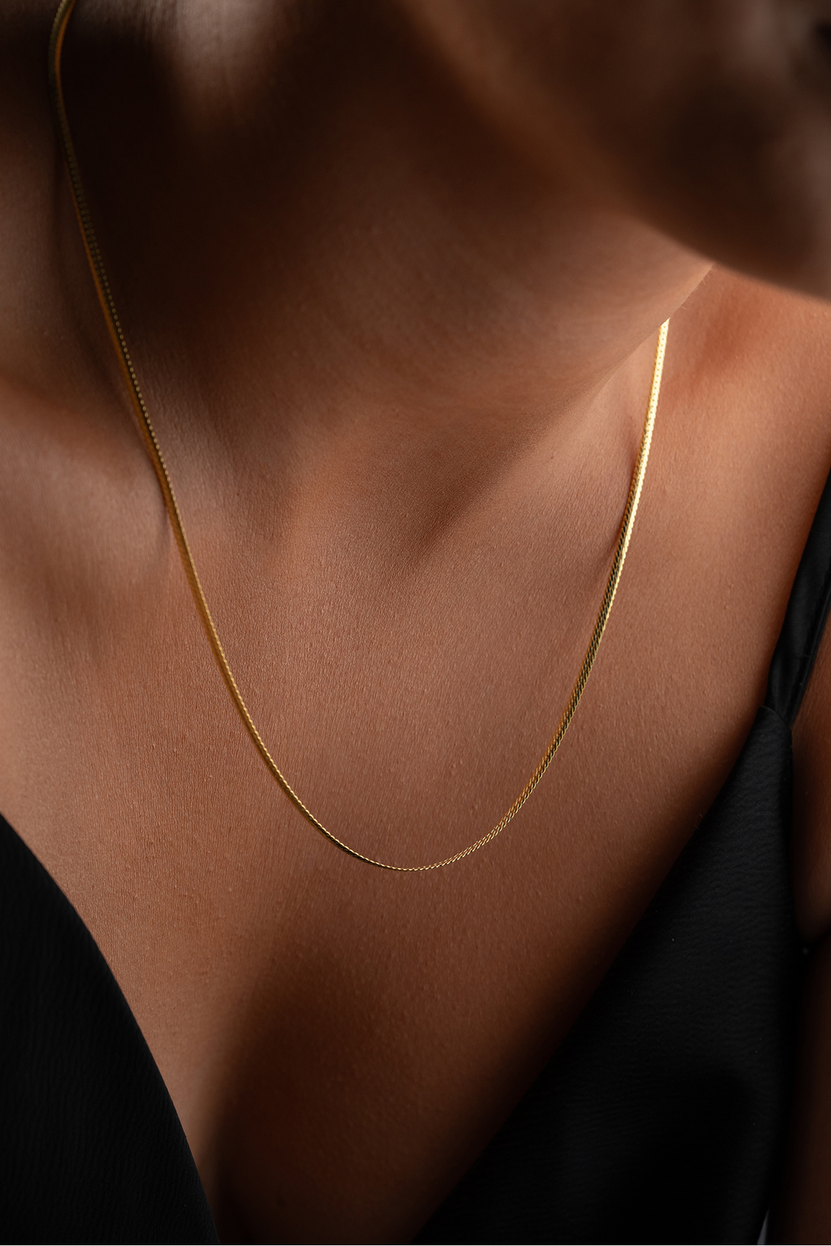 Silvano Jewelry 925 Ayar Gümüş Ezme İtalyan Zincir Kolye görsel 3