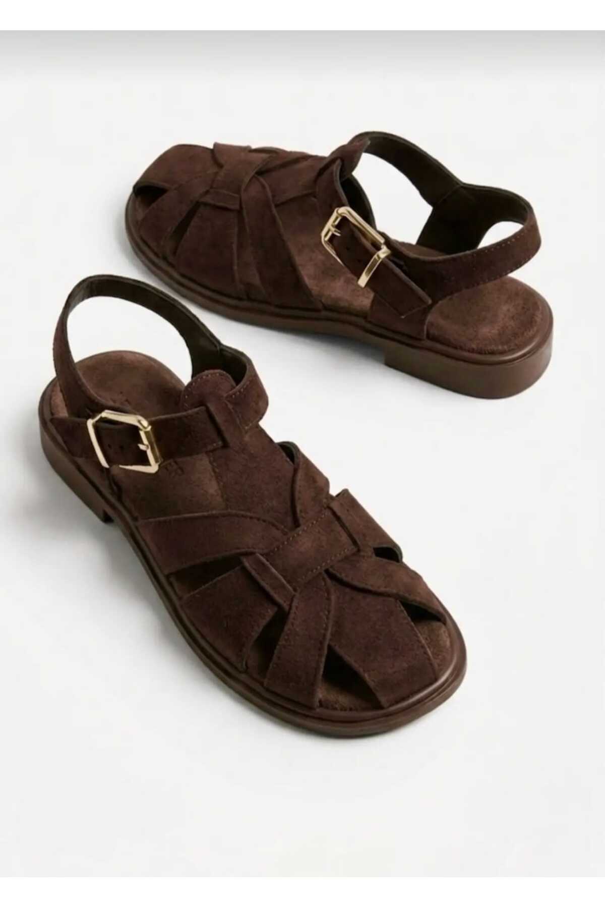 BERASHOES KADIN KAFES SANDALET görsel 3