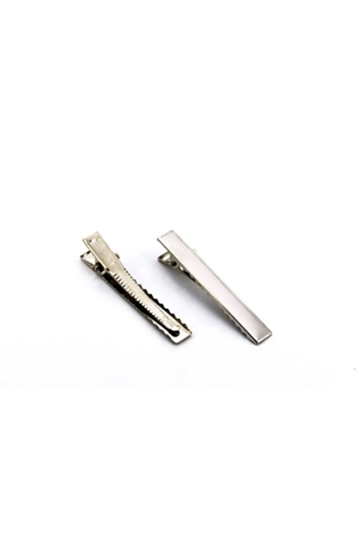 Tahtakaledeyim 50 Adet 5.5 Cm Metal Pens Toka, Toka Yapımı Malzemesi, Timsah Pens Toka görsel 2
