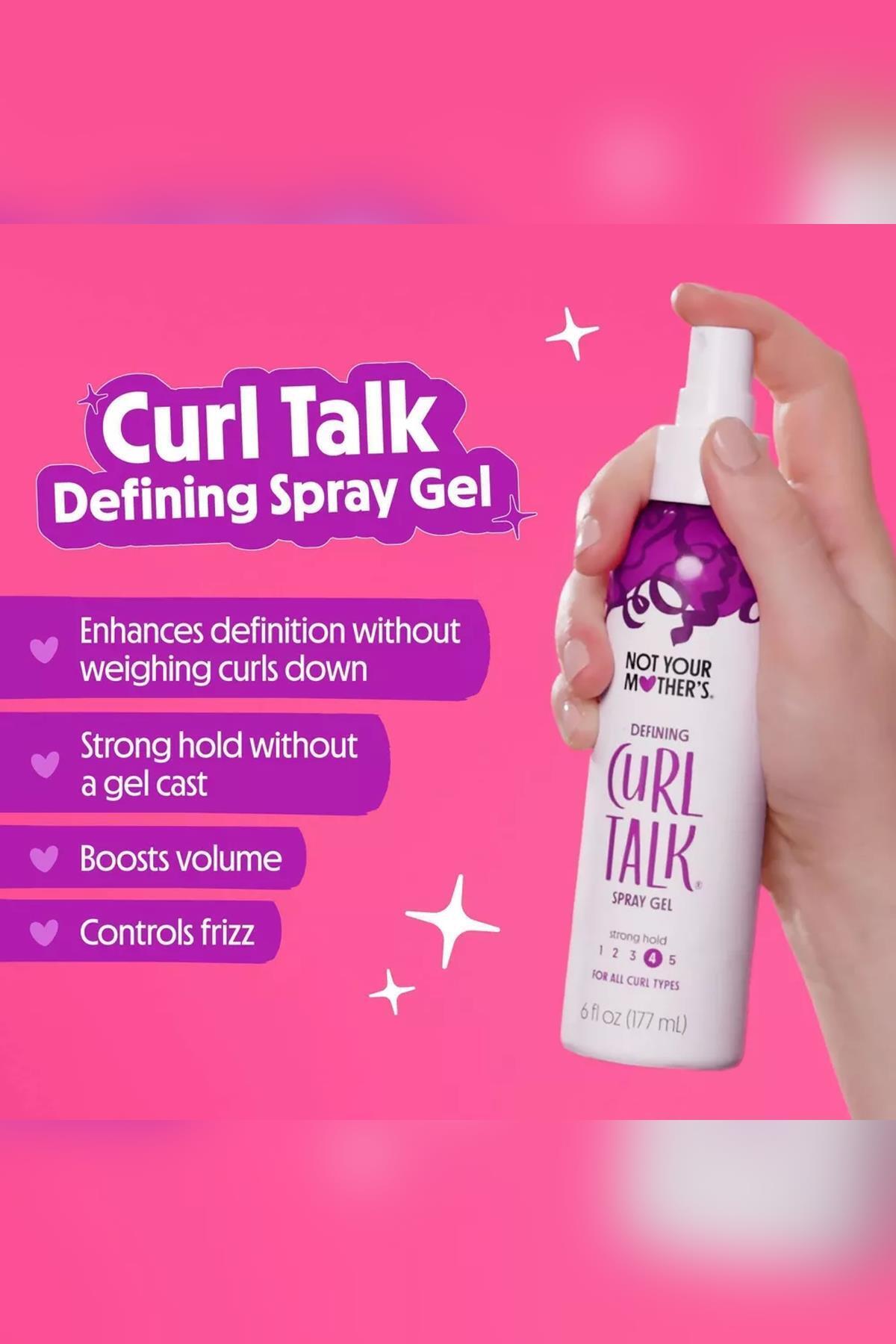 Not Your Mother's Curl Talk Bukle Belirginleştirici Sprey Saç Jeli 177ML — 688047131811 — تصویر 4 از 8
