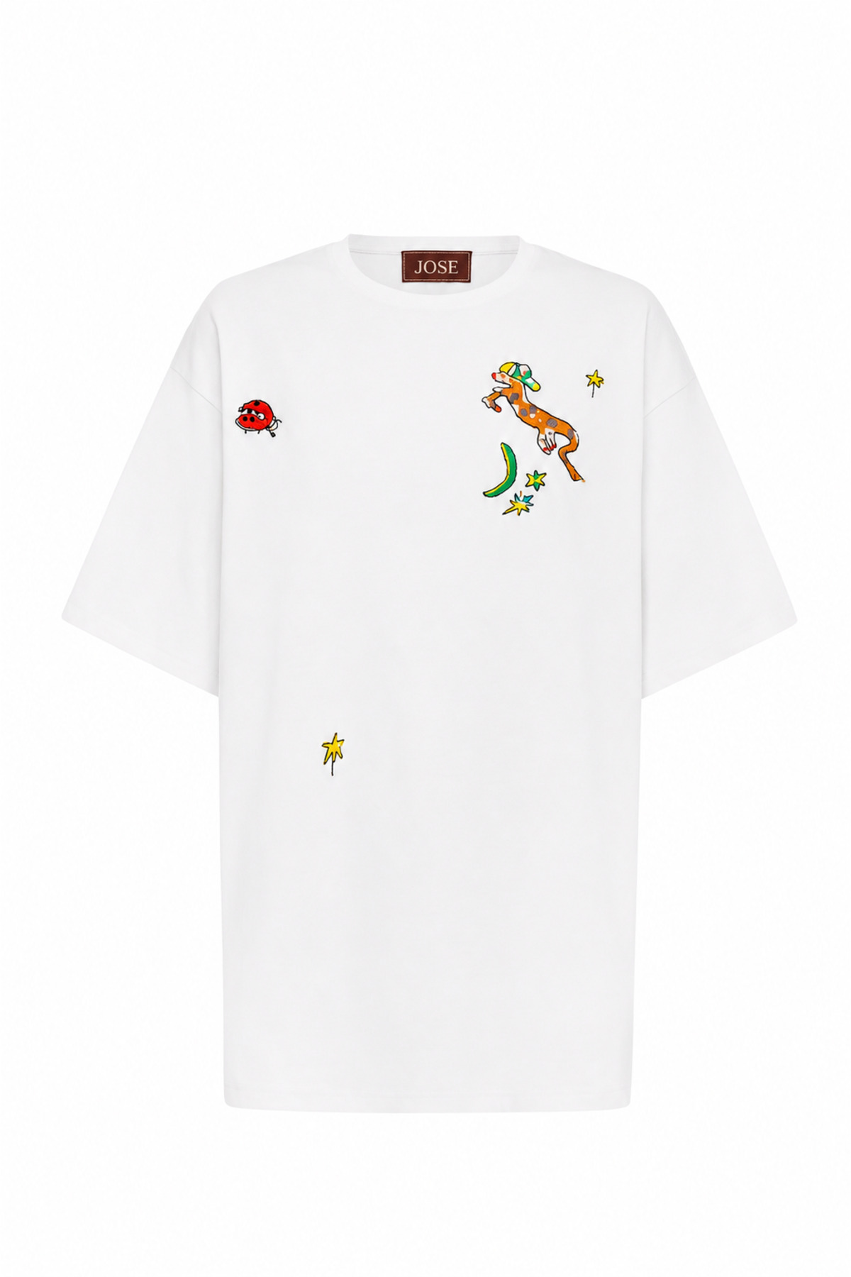 Oversize Cut Short Sleeve Printed T-shirt