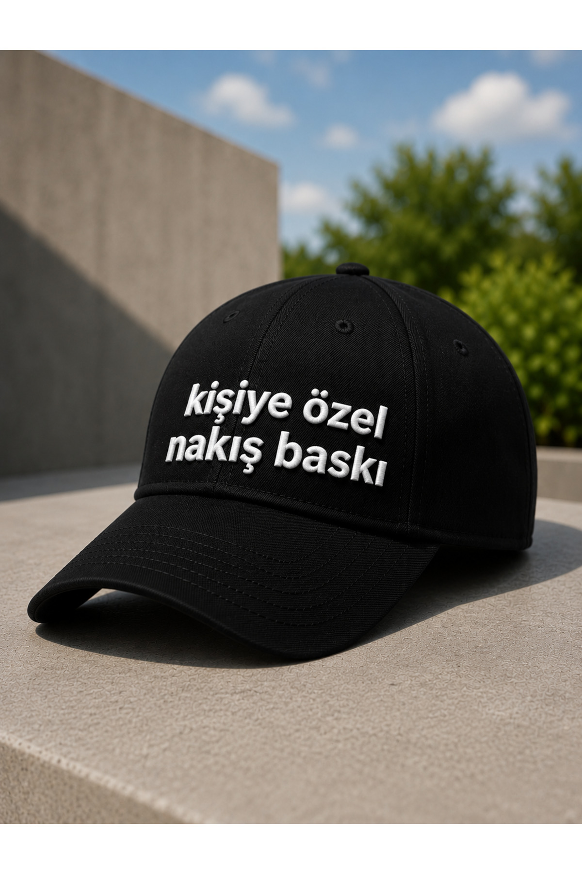 barsdepo Kişiye Özel Nakış Baskılı Şapka | İsim, Logo ve Yazı İşlemeli Premium Şapka