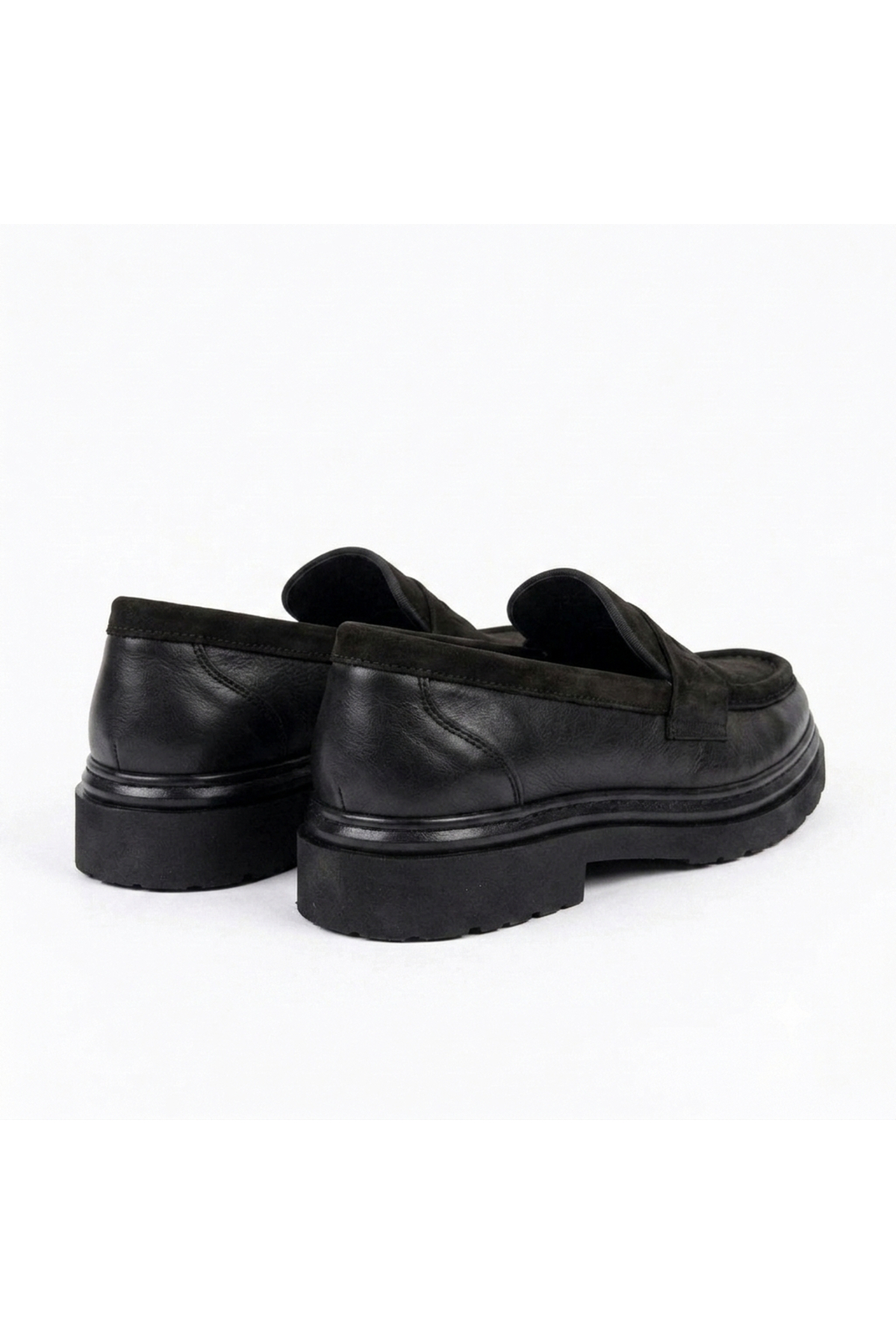 Martinetto HAKİKİ DERİ & NUBUK YENİ SEZON ERKEK LOAFER AYAKKABI - COMFORT POLİ TABAN MRTNBKKAHSYH görsel 5