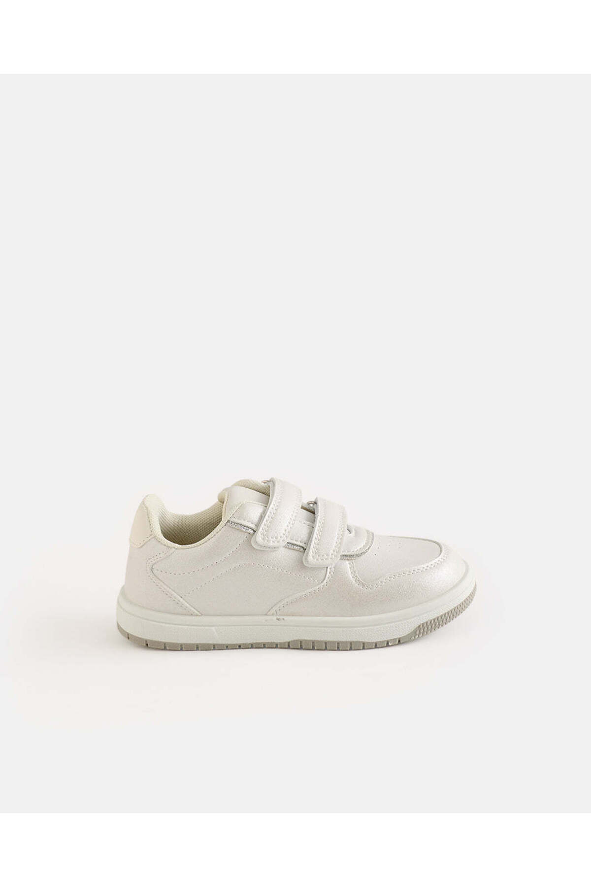 REDTAG Girls White Double Strap Low Top Sneakers