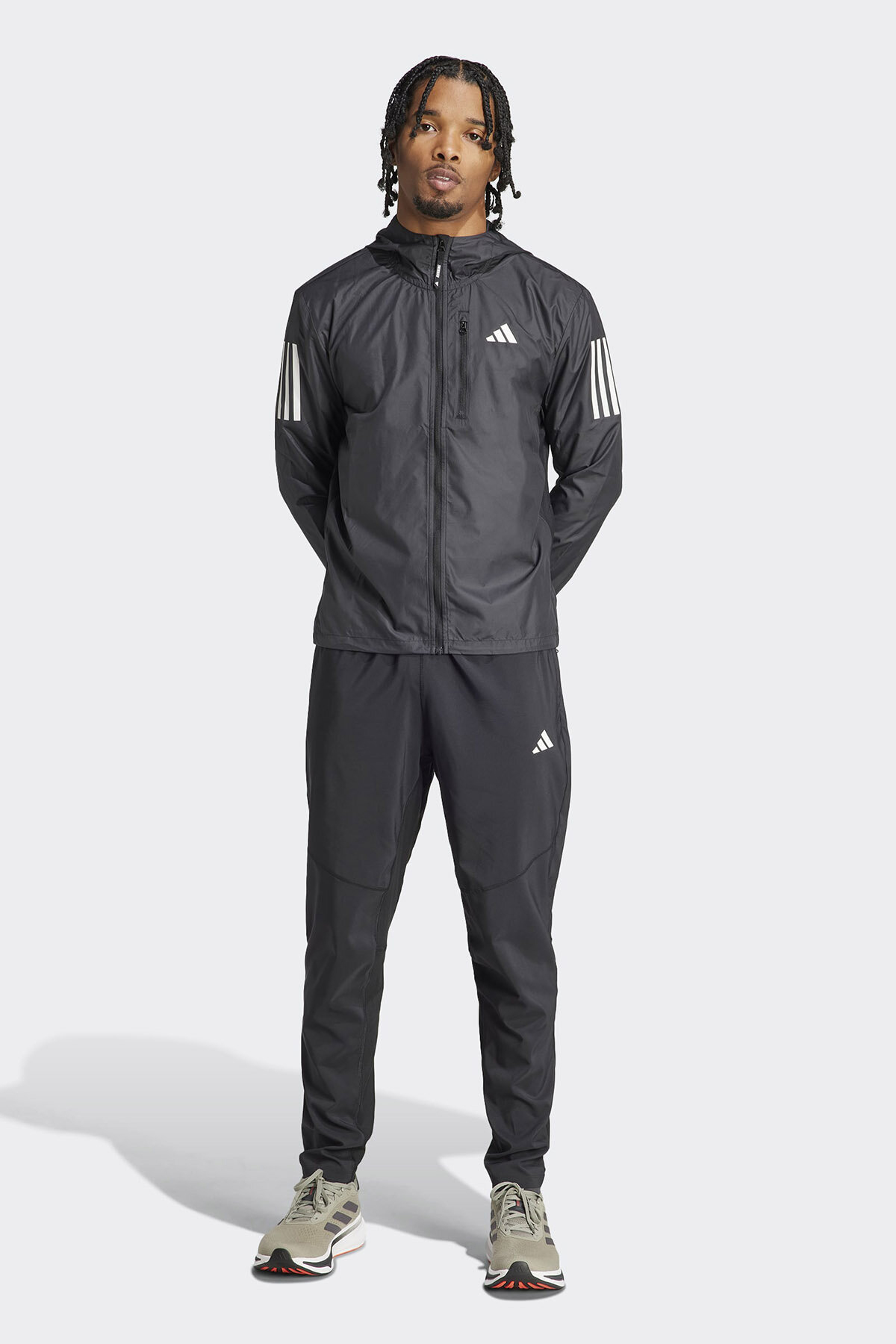 adidas Otr B Jkt Siyah Erkek Yağmurluk&Rüzgarlık In1483 görsel 5
