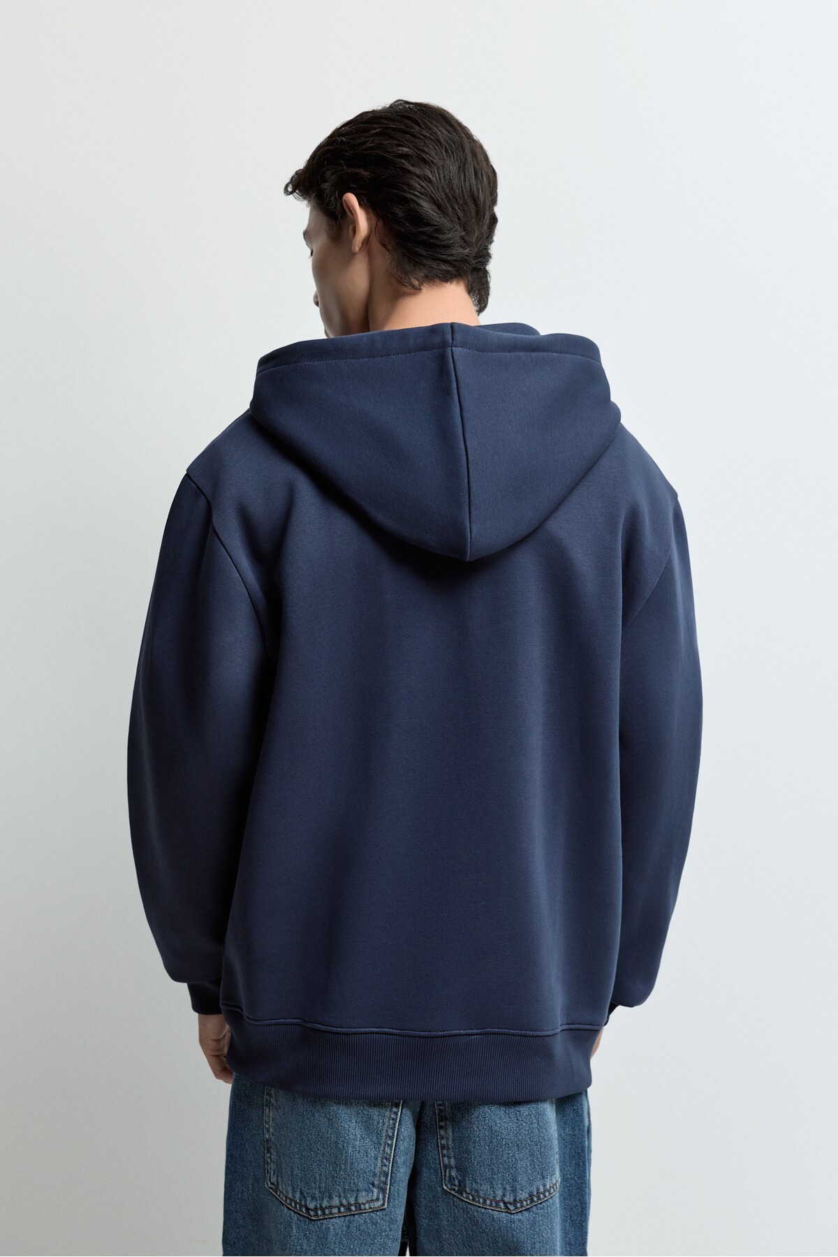 LEFTIES Temel fermuarlı sweatshirt görsel 4