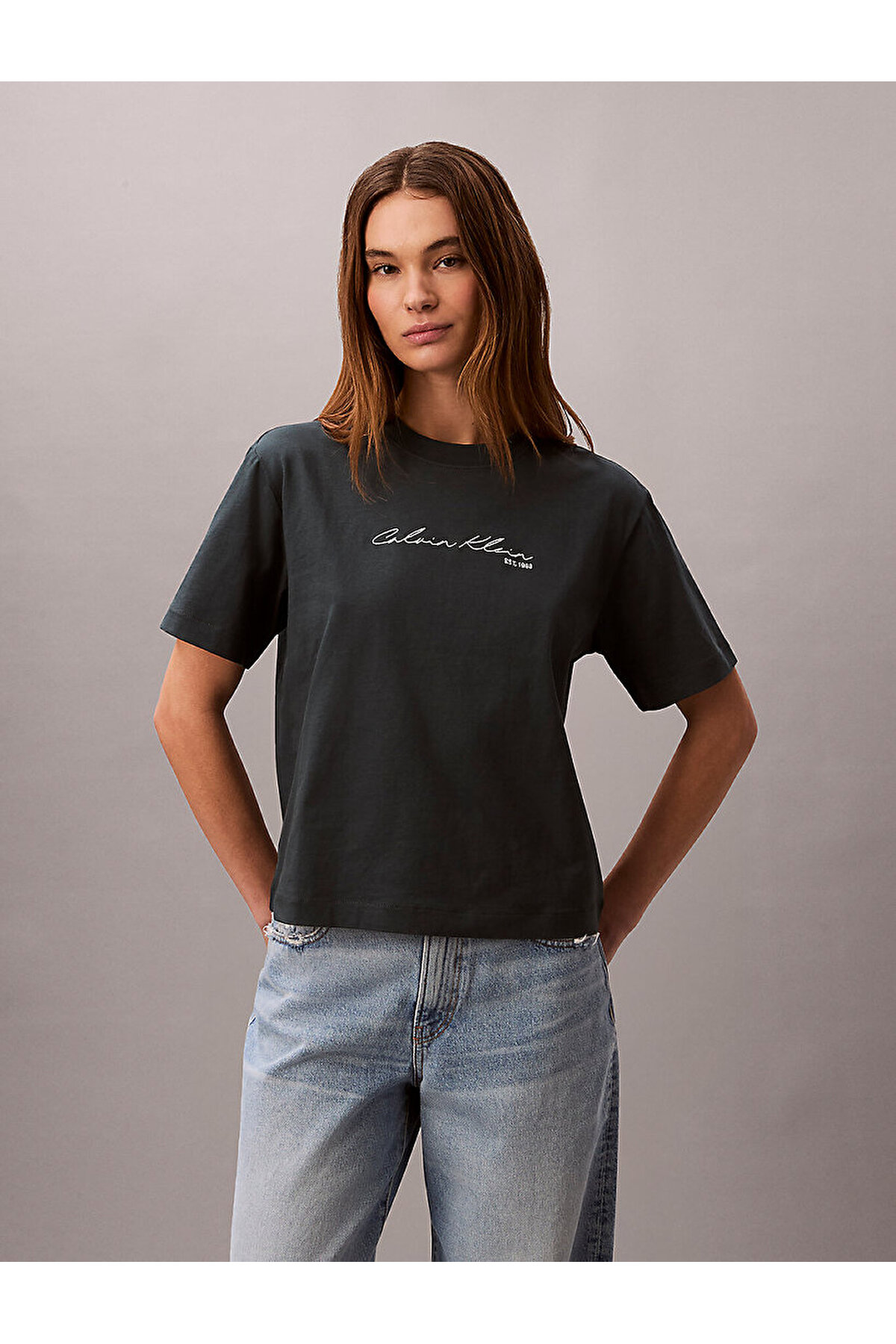 تیشرتزنانهCalvin Kleinآبی