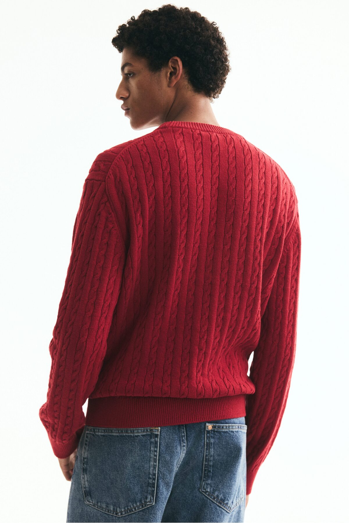 H&M Saç Örgüsü Kazak Regular Fit görsel 5