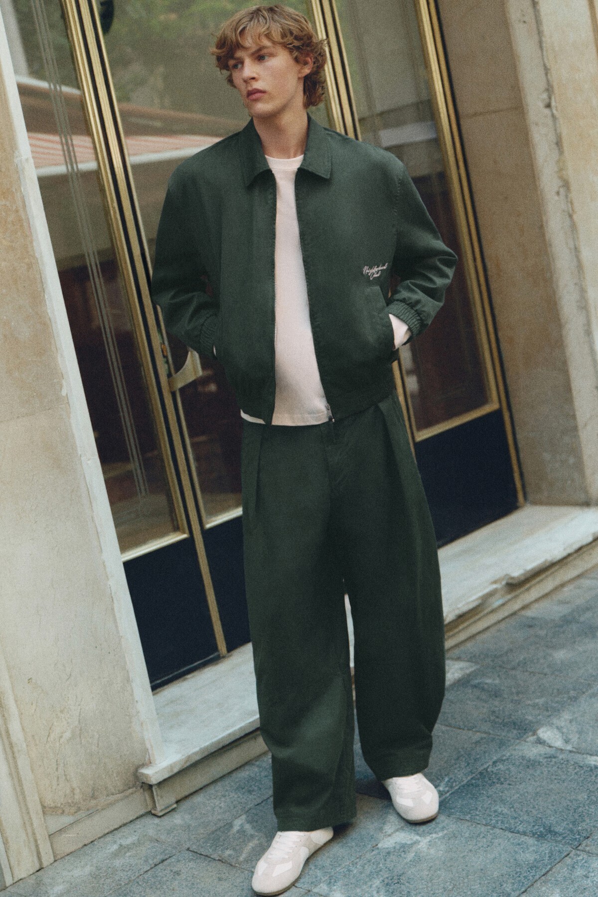 Pull & Bear İşlemeli ceket görsel 5