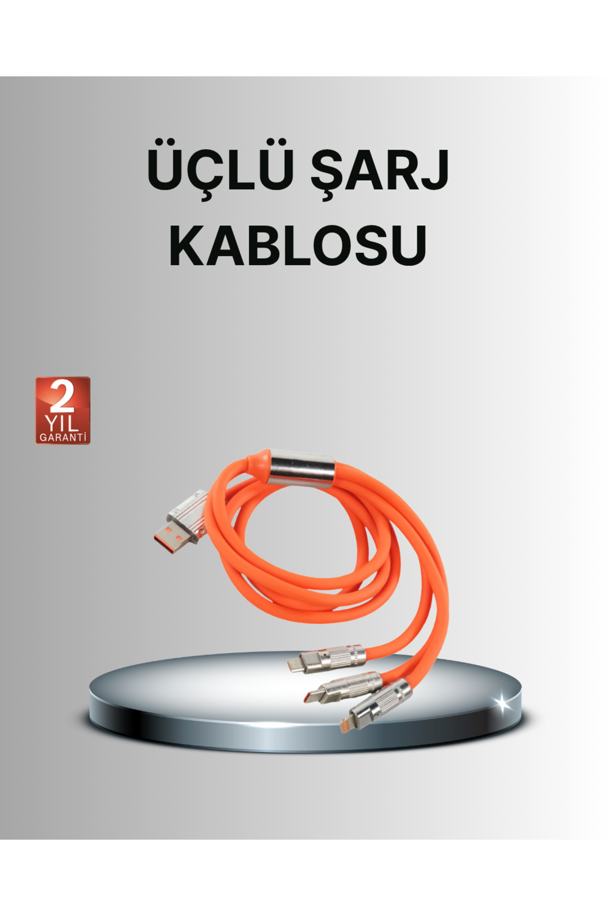 markentegra Dayanıklı Hızlı Şarj Kablosu – Esnek, Kırılmaz ve Yüksek Hızlı Veri Aktarım Destekli