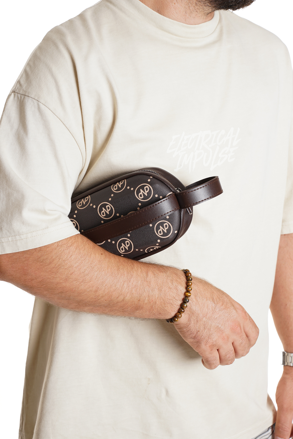 Newish Polo Erkek Portföy Clutch Traş Kozmetik Bakım ve Günlük El Çantası görsel 5