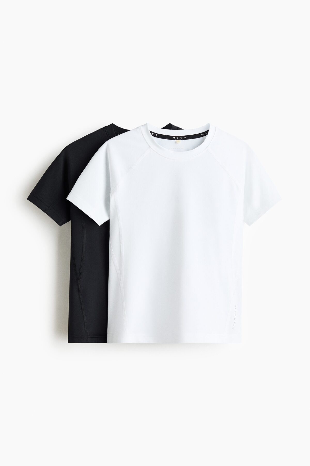 تی‌شرت‌های ورزشی Slim Fit DryMove™ بسته ۲ عددی اچ اند ام تی شرت H&M