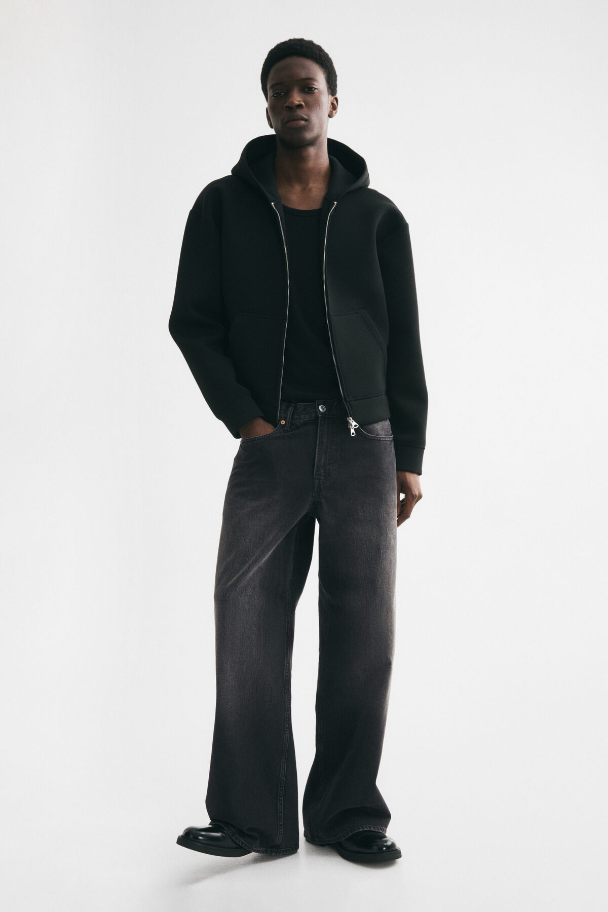 شلوار جین گشاد اچ اند ام شلوار جین H&M