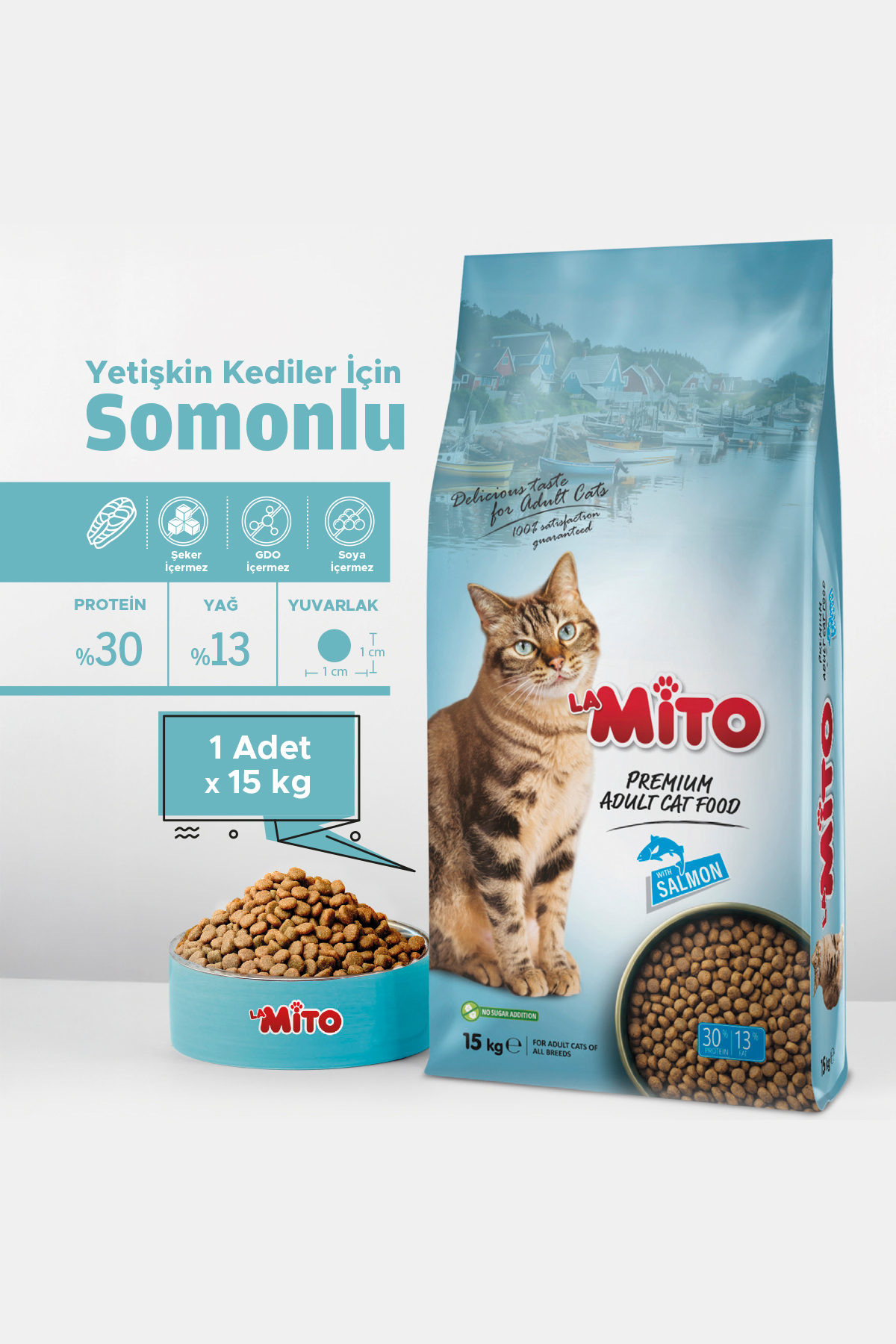 LaMito Adult Cat Somonlu 15 kg
