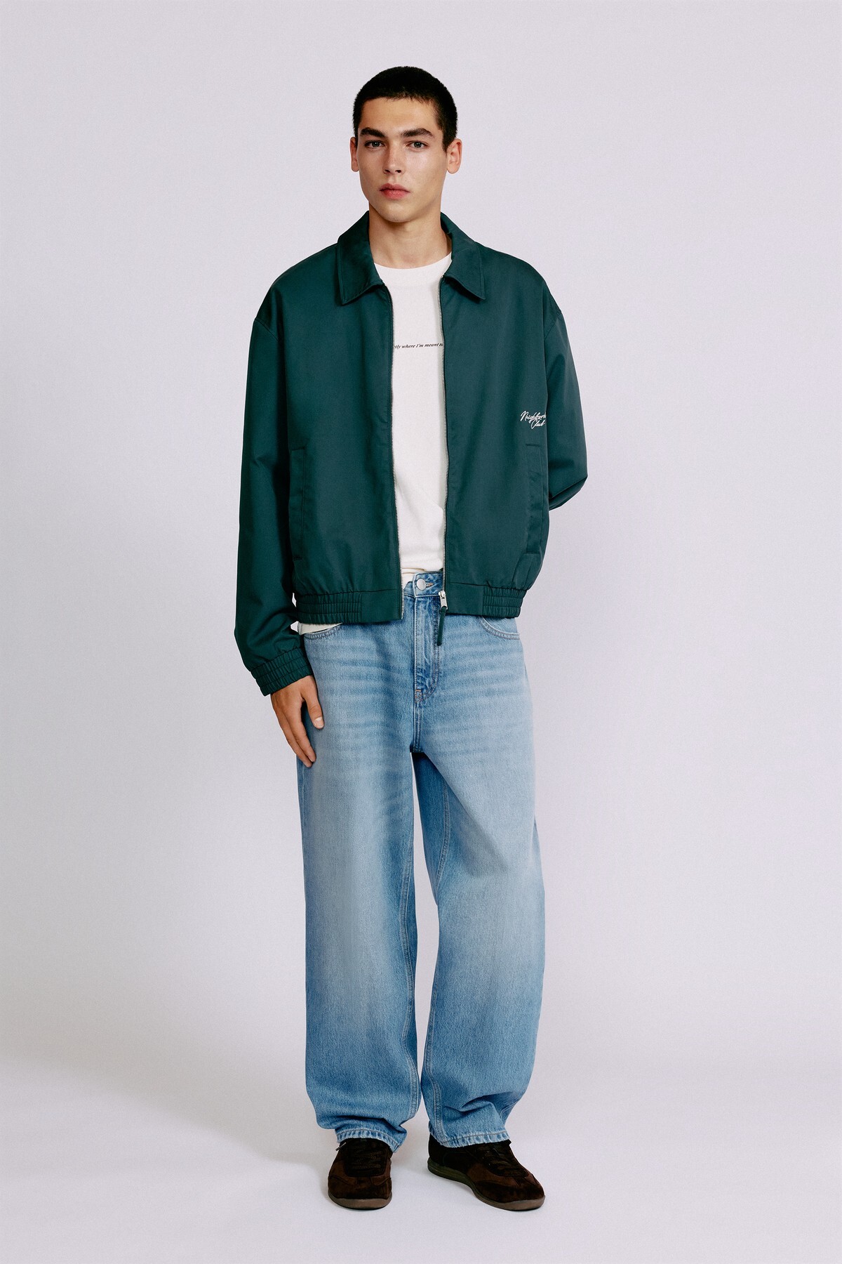 شلوار جینمردانهPull & Bearآبی