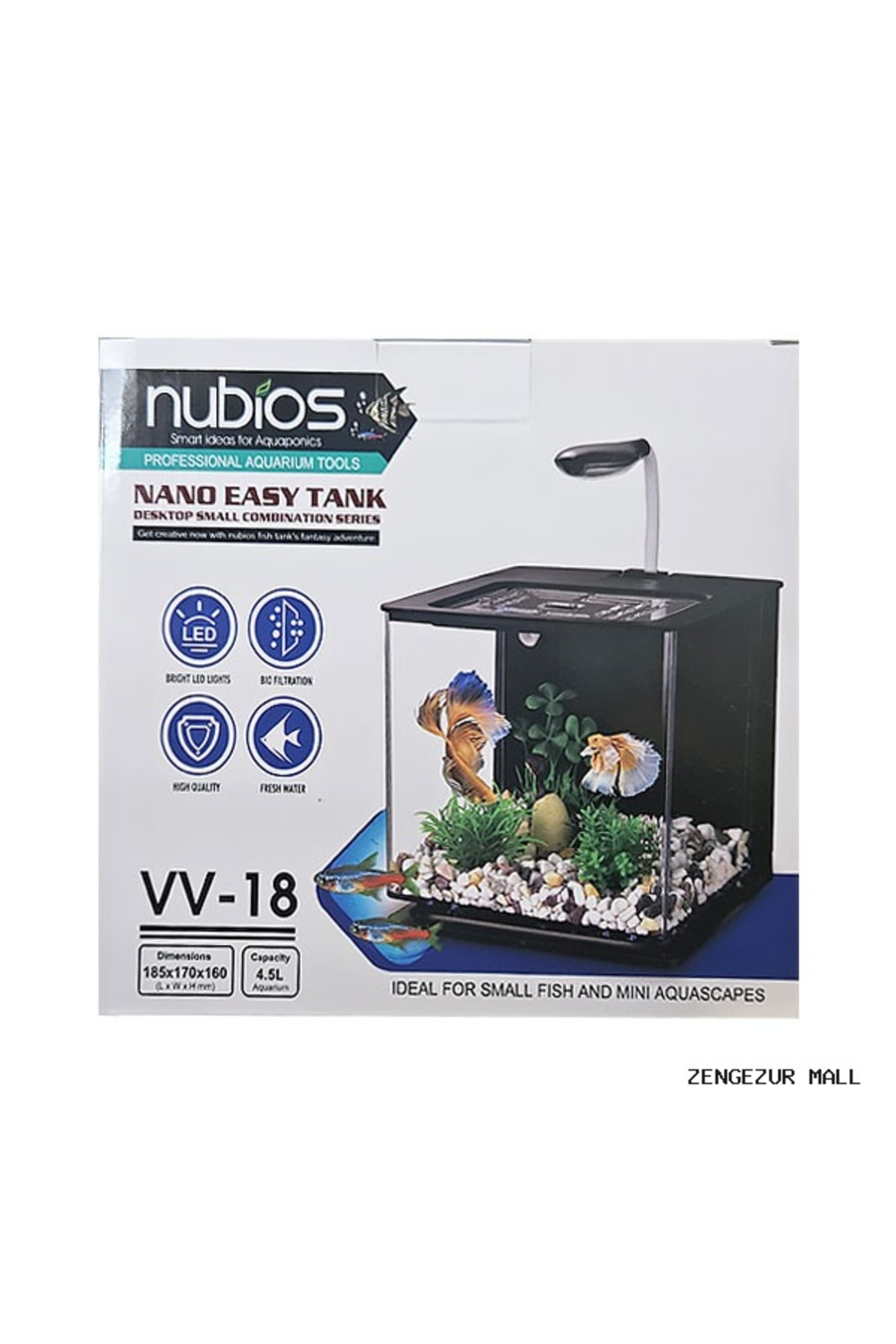 NFTAERNOS-SUPER磯4-530 Nubios ZENGEZUR Nano Easy Tank 4,5 (165304) L Beyaz - Fiyatı