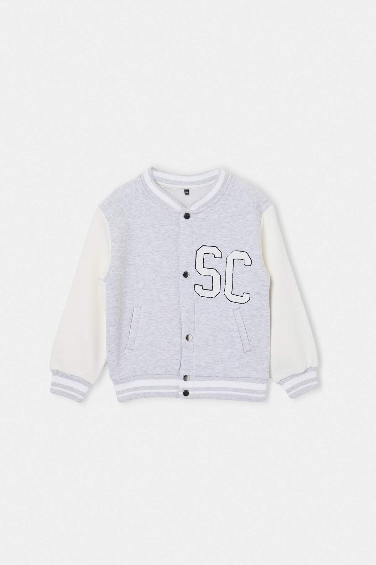 Trendyolmilla Kids Gri Kız Çocuk Bomber Ceket