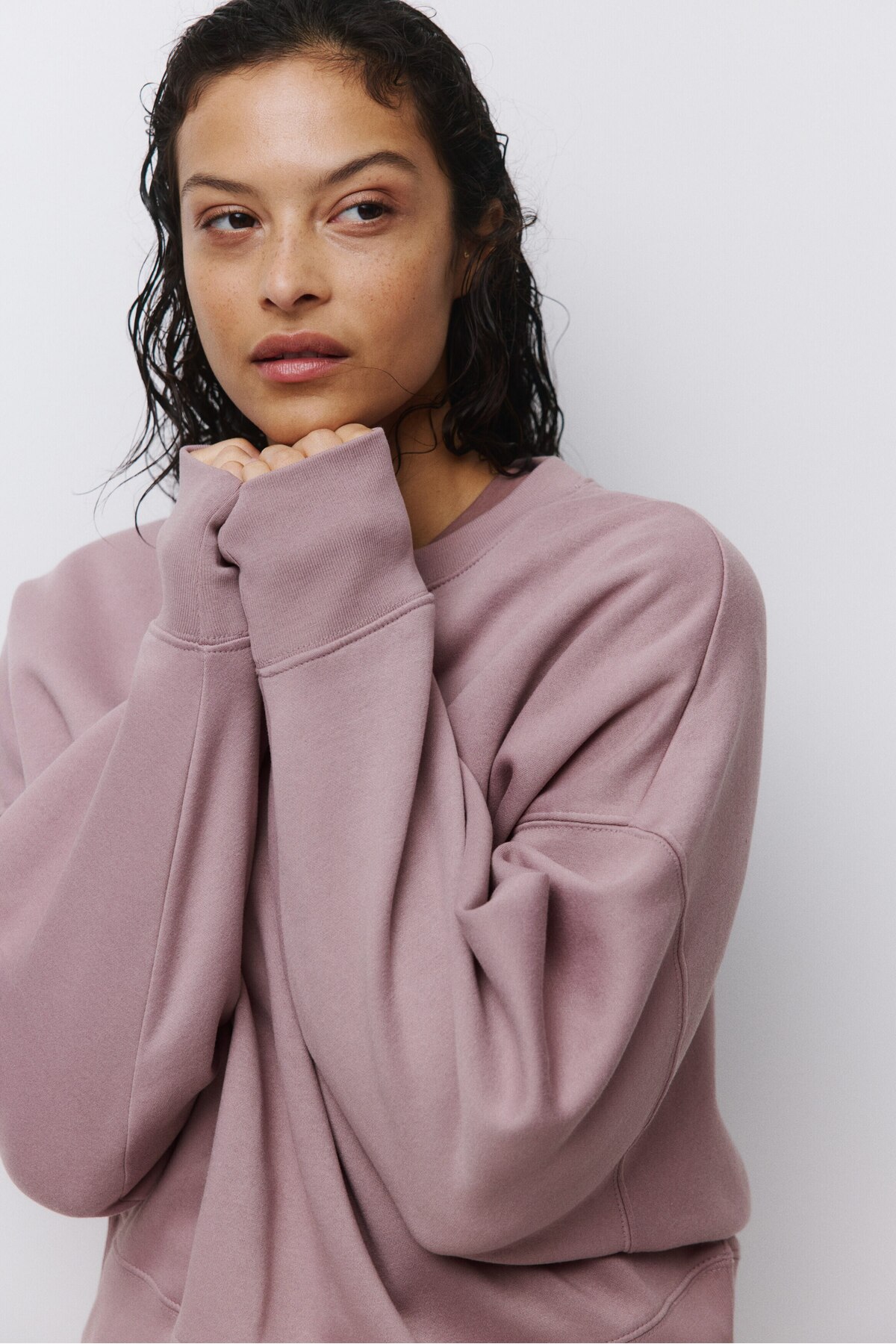 H&M Oversize Sweatshirt görsel 5