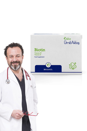 Dr. Ümit Aktaş Biotin 5000mcg D-Biotin (B7 - Vit.H) Saç Vitamini Güçlendirici...