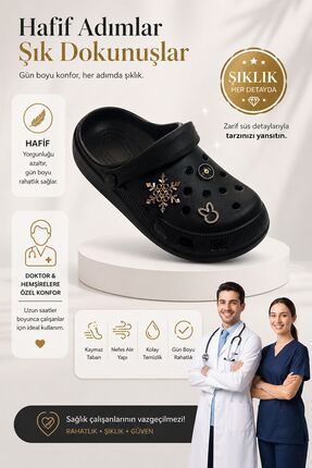 AEY SHOES ORTOPEDİK TAŞLI ÖNÜ KAPALI HASTANE TERLİĞİ