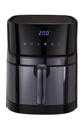 TRİDENT METAL TASARIM AF506 Digital Aırfryer 6 Litre Kapasitesli Siyah