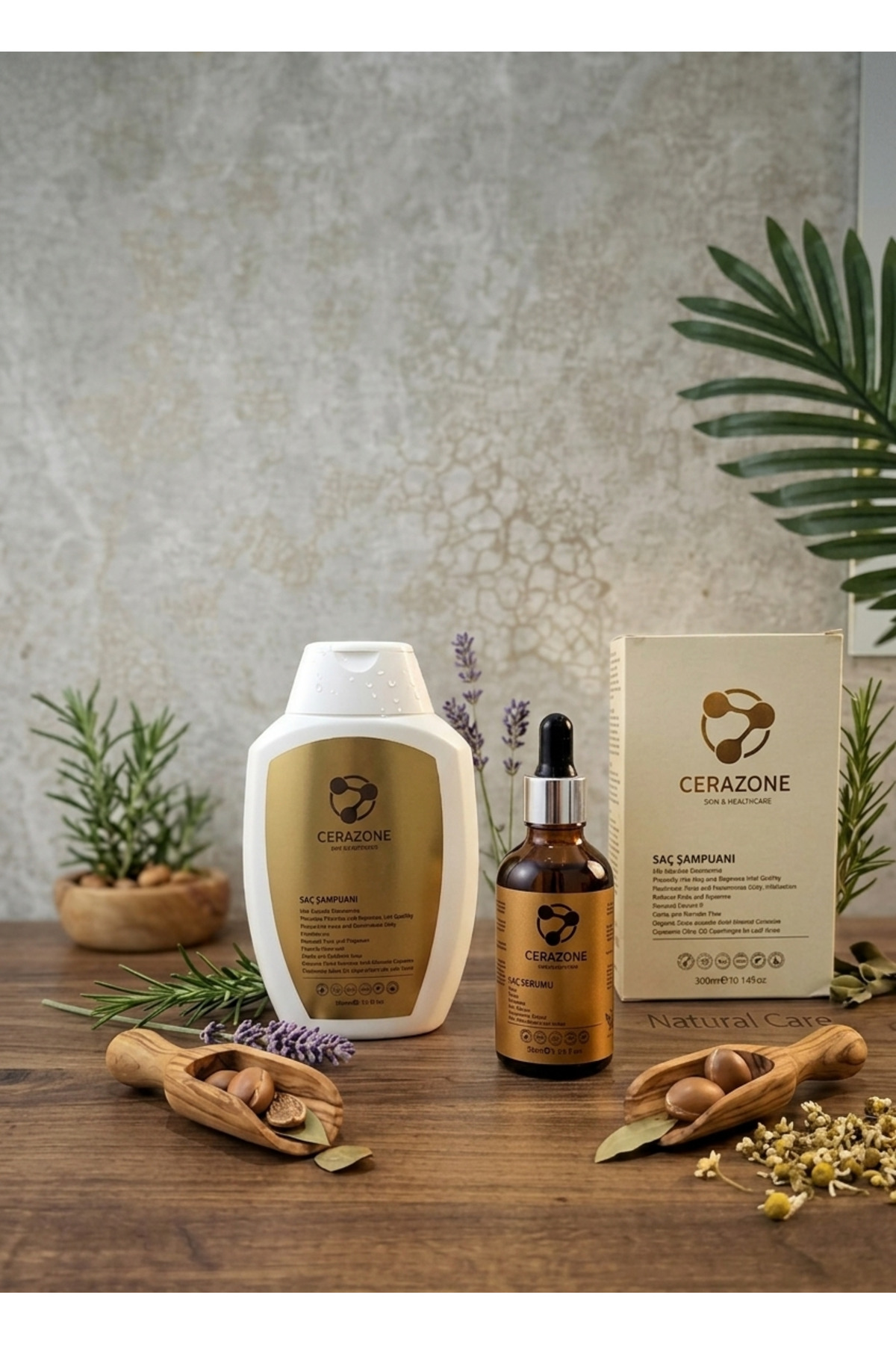 Cerazone Skin & Healthcare Profesyonel Saç Bakım Seti Dökülme