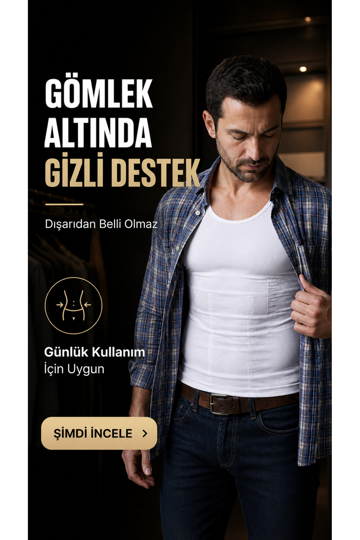 کرست ورزشی مردانه Slim Lift Premium – نسل جدید نانو منسوجات، ریکاوری فوری 8