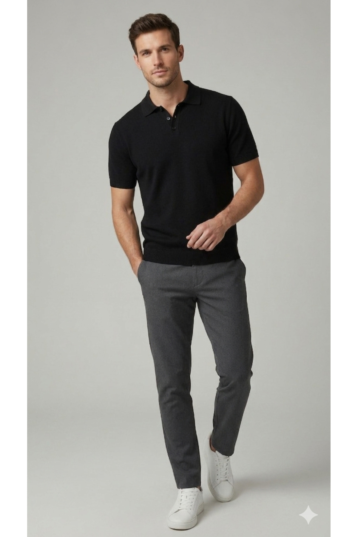 youknitwear you Maicon Polo Neck Knitwear T-shirt