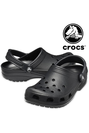 Crocs Classic 10001 Sabo Doktor ve Hemşire Terliği Ortapedik Unisex Terlik SİYAH