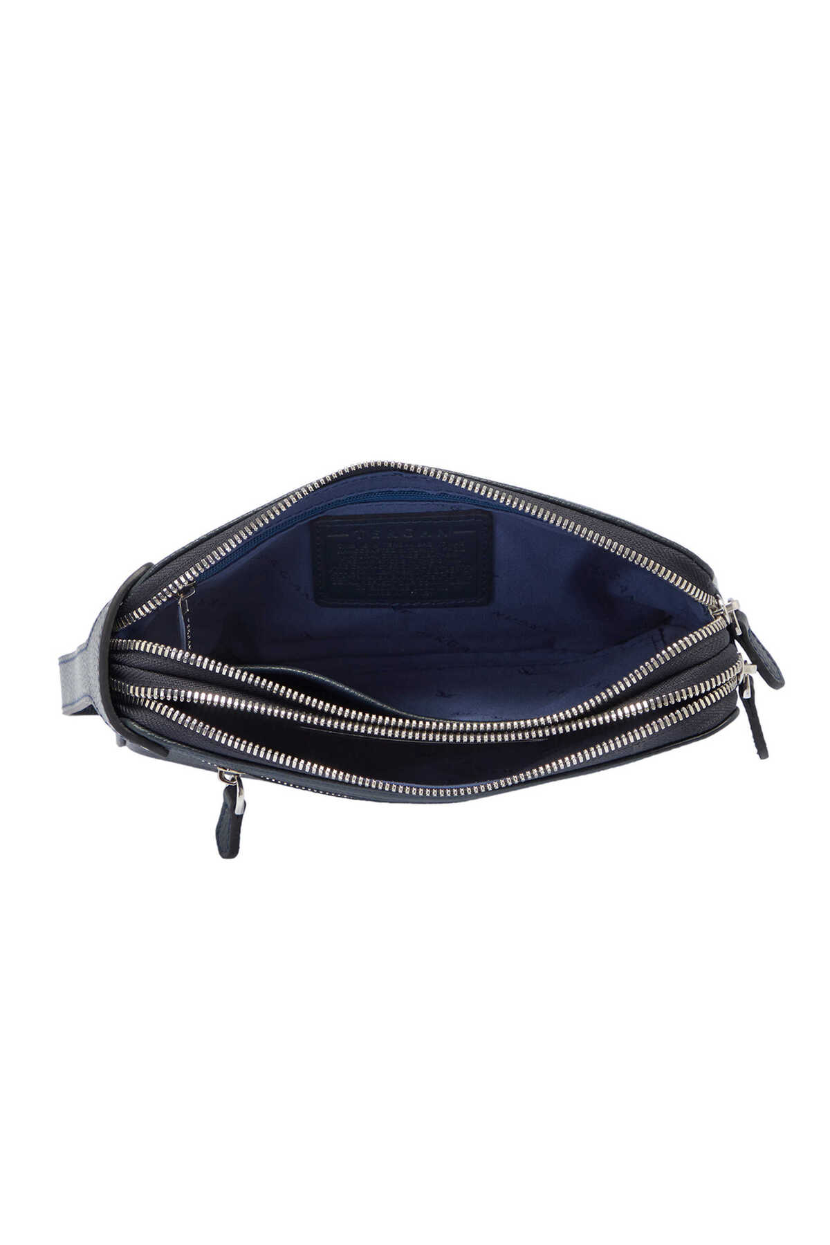 Tergan Lacivert Hakiki Deri Erkek Portföy Çantası - S1PC00021470-X86 görsel 4
