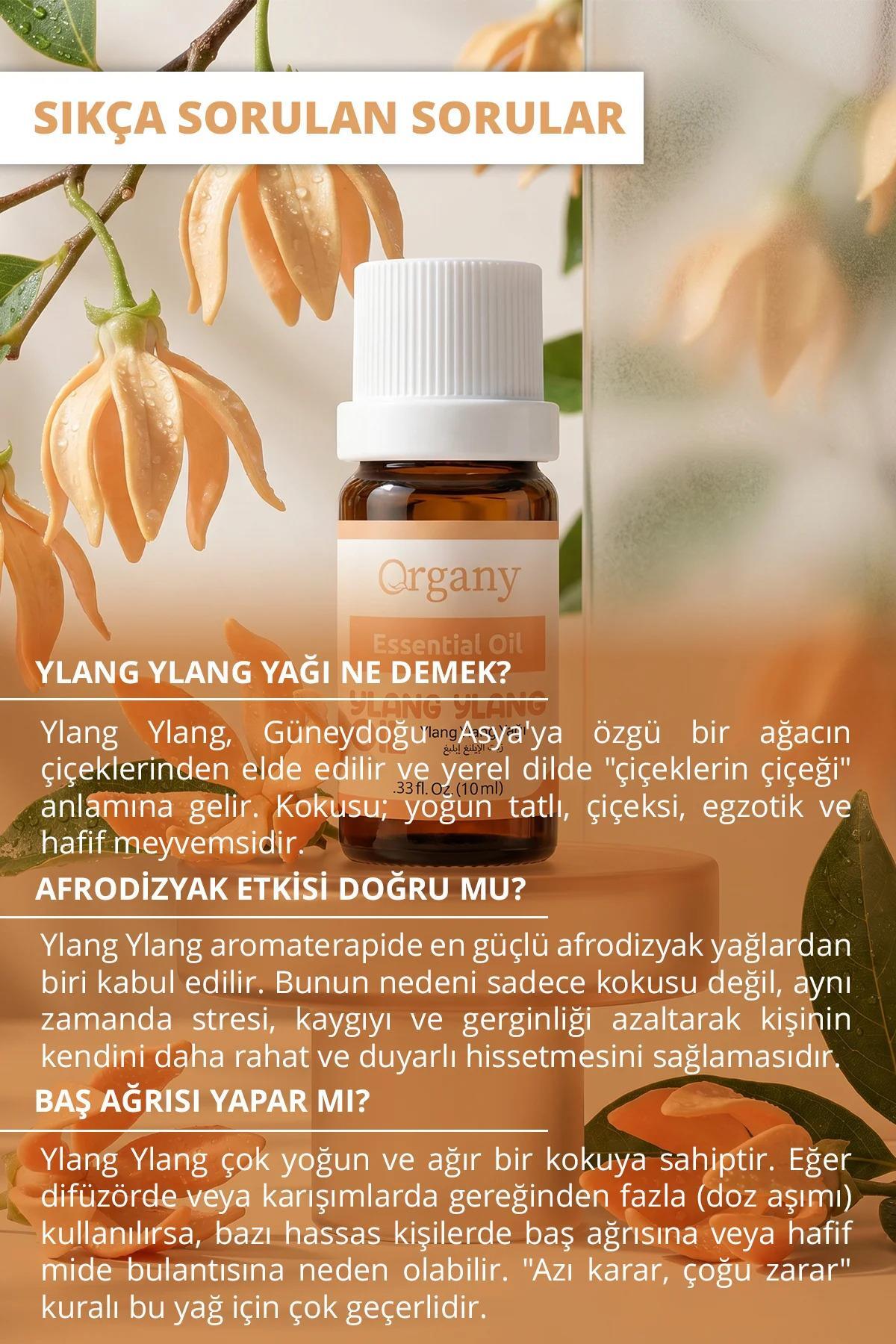 Ylang Ylang Yağı %100 Doğal Ylang Ylang Essential Oil 10 ml — OGEY10YLO — تصویر 4 از 5