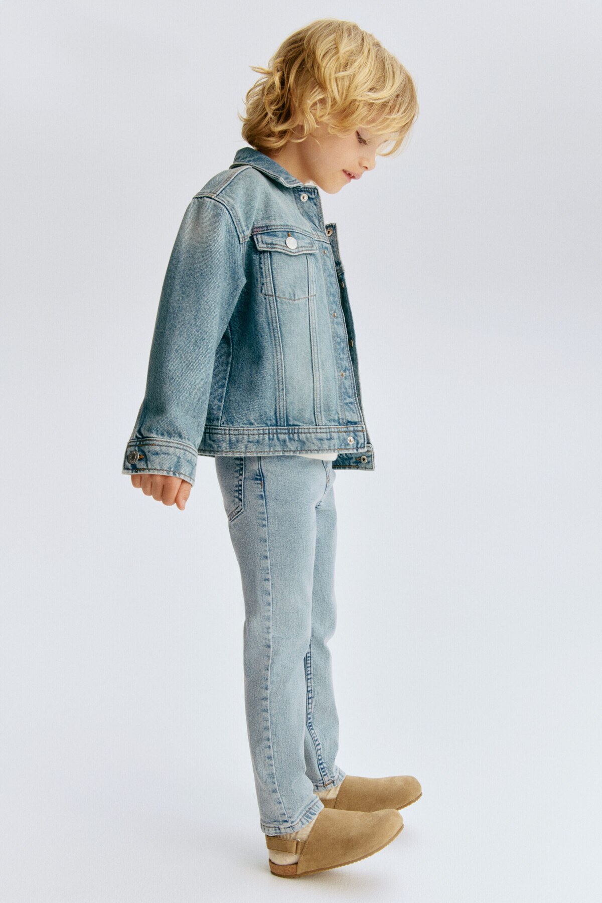 شلوار جین اسلیم فیت سوپرکششی اچ اند ام شلوار جین H&M